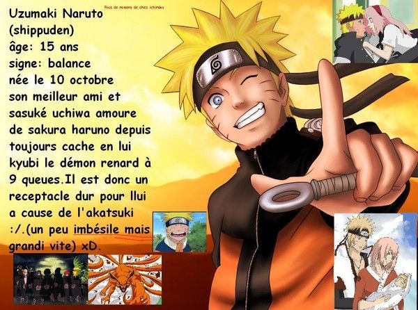 info sur naruto